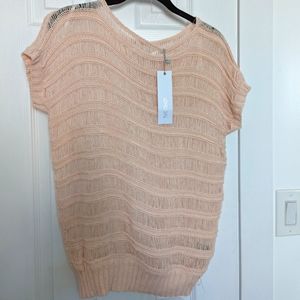 Shirt, knitted, lattice knit, 2000s top